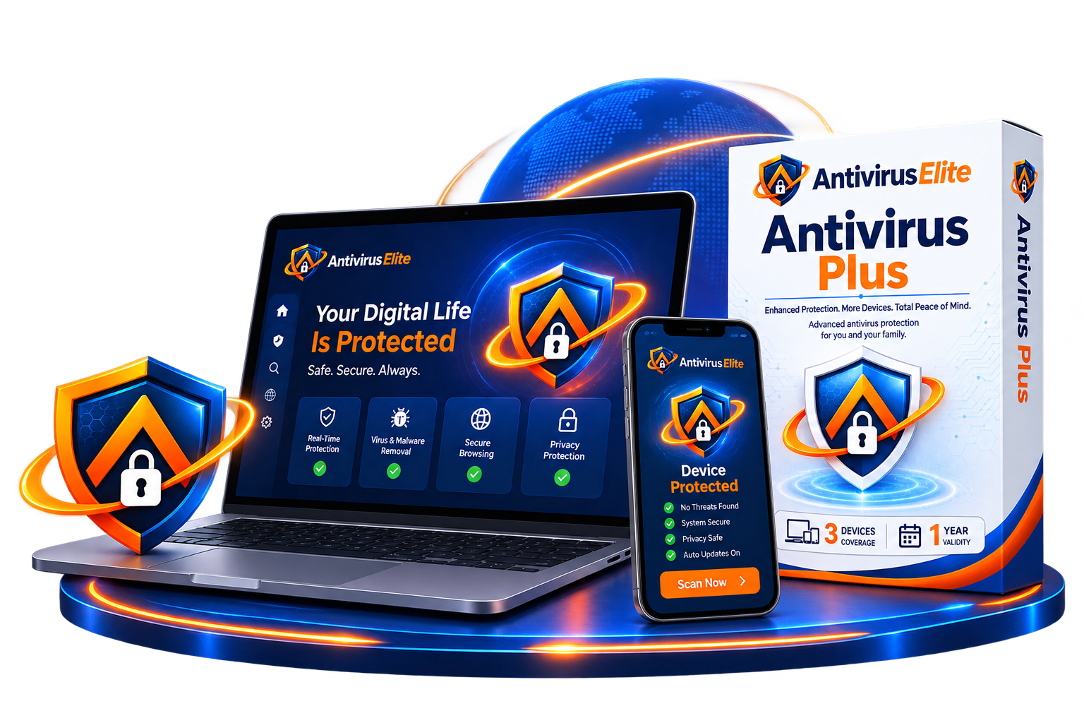 Antivirus Elite Cybersecurity Protection